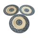Set of 3 Gien Garlands & Foliage ironstone plates