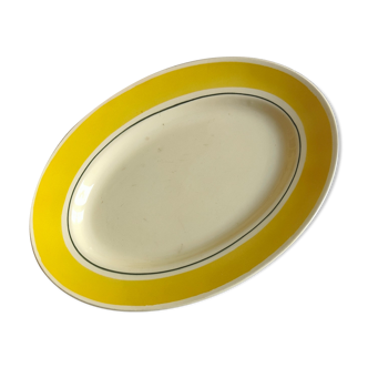 Vintage oval dish Gien