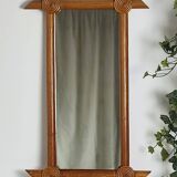 Bamboo and rattan mirror 80'