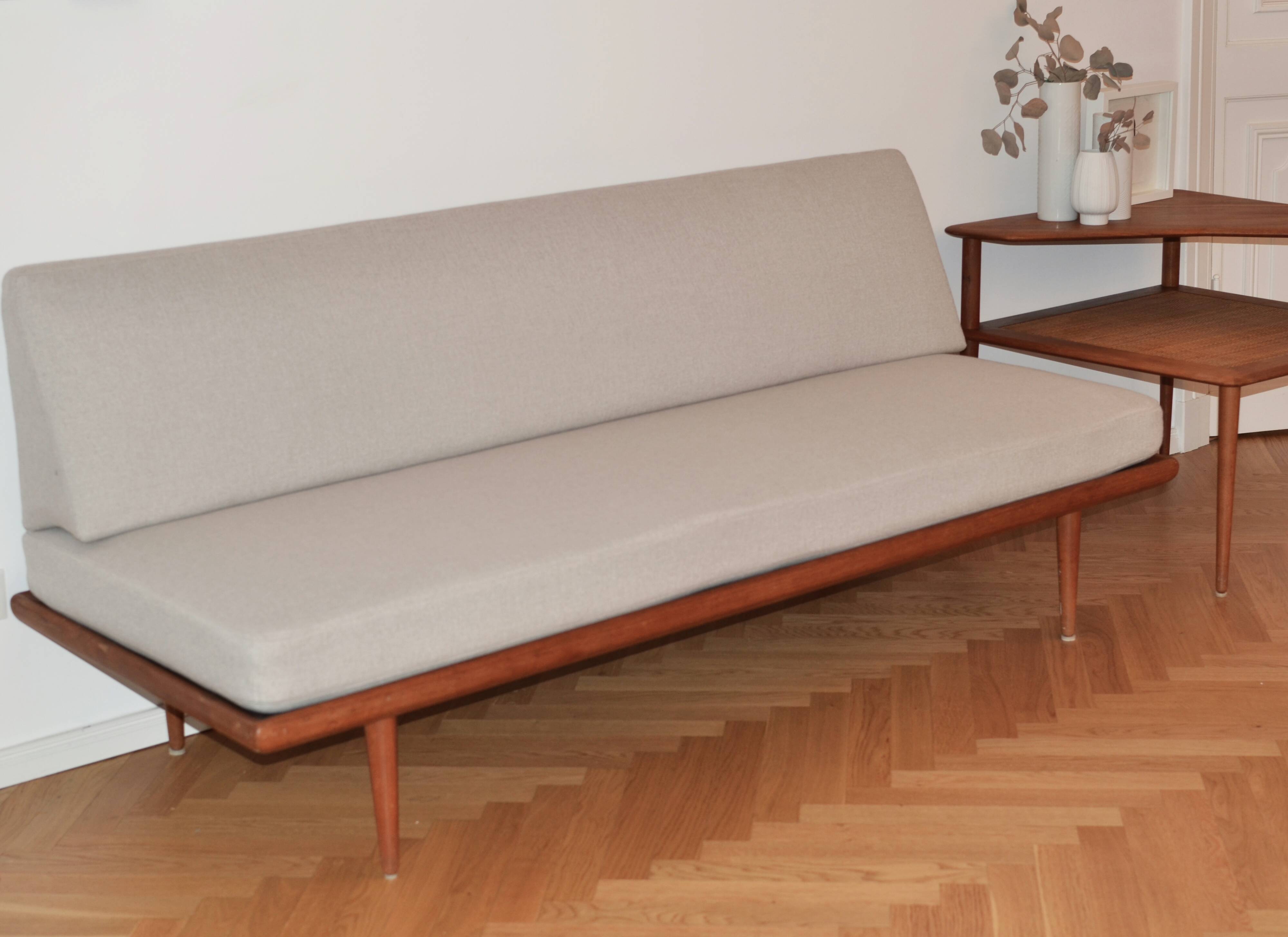 Méridienne en teck danois par Peter Hvidt & Orla Mølgaard-Nielsen pour France & Søn années 1960