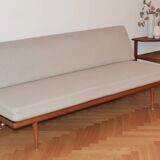 Méridienne en teck danois par Peter Hvidt & Orla Mølgaard-Nielsen pour France & Søn années 1960