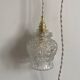 Baladeuse globe vintage en verre 