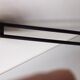 Vintage coat rack 3 heads yellow metal in the years 60-70