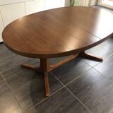 Table extensible Baumann vintage années 1970