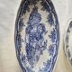 Complete table service The Cottage Lunéville 41 pieces blue decoration