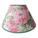 Abat-jour tissu vintage anglais Hortensias
