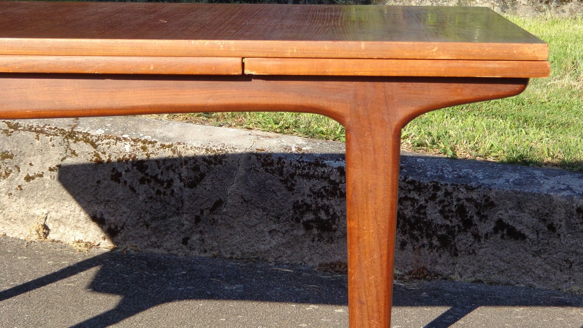 Vintage veneer table