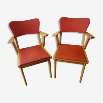 Paire de chaises vintage des années 60