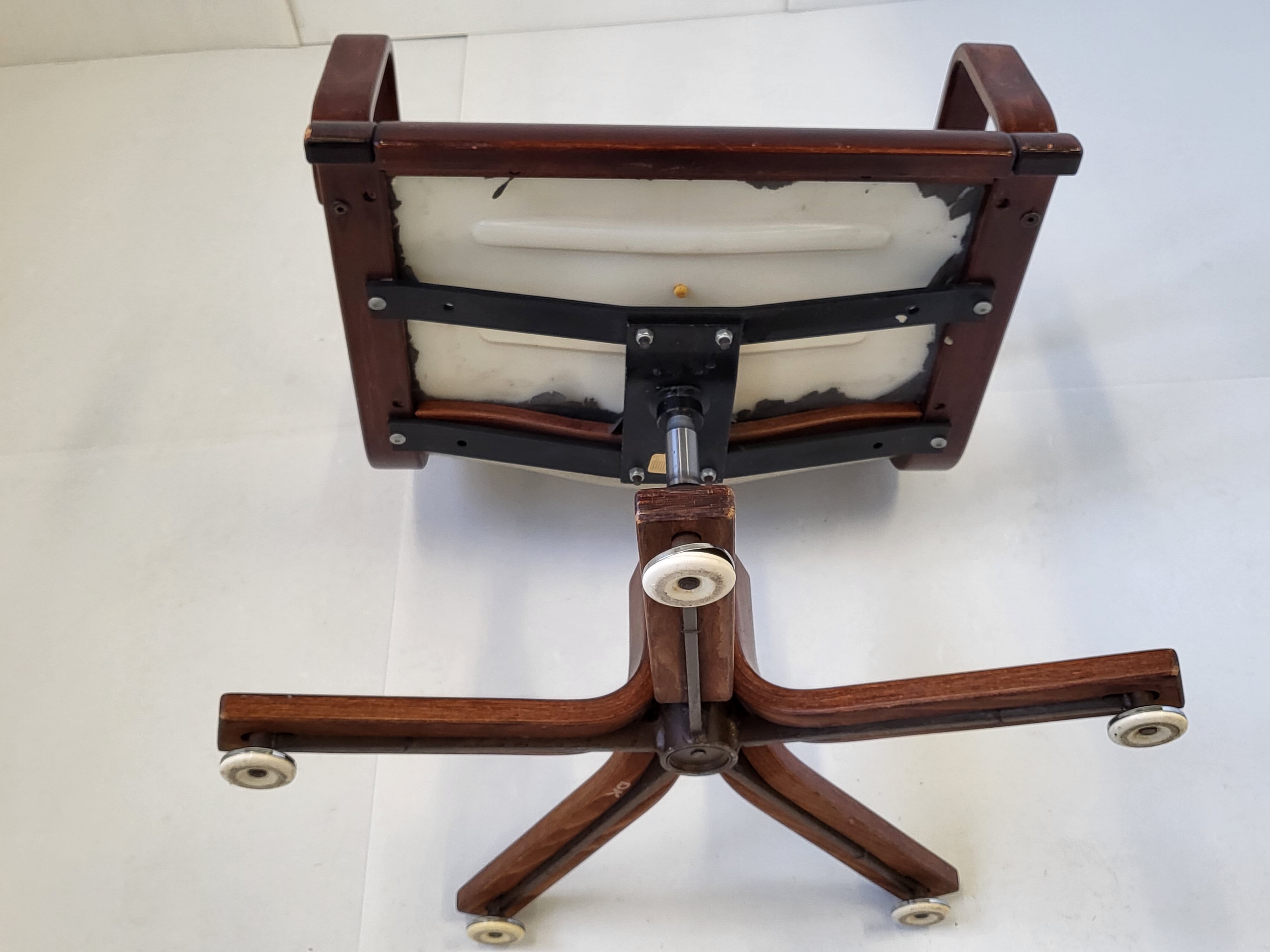 Vintage Scandinavian swivel armchair