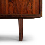 Mid-century rosewood sideboard with sliding doors from DR Mobler, 1960s