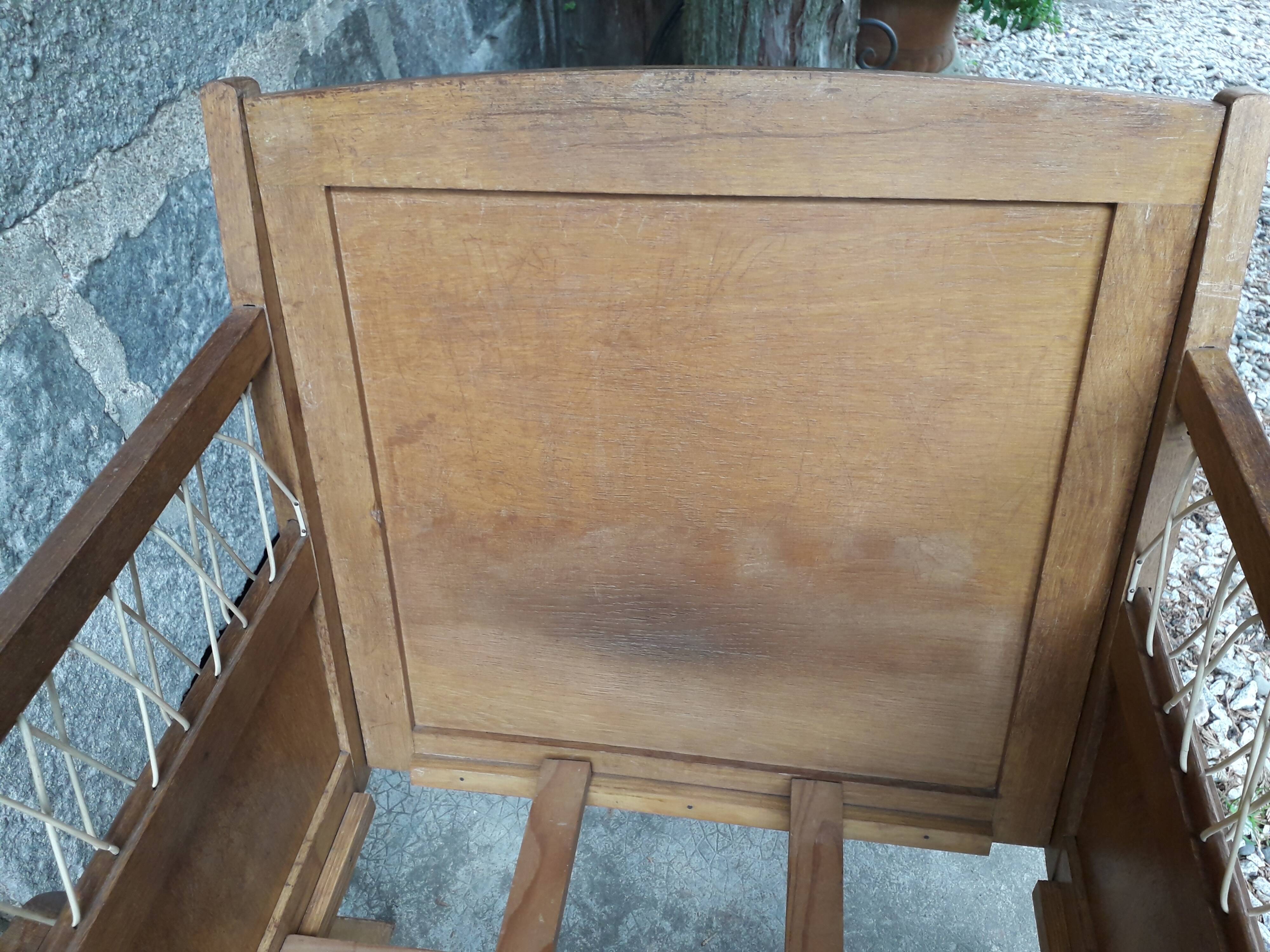 Child bed, compass feet, 50s