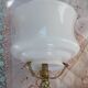 Suspension laiton opaline rose