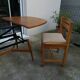 Scandinavian retractable table  60s
