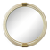 Venetian Round"Torgiglione-Torchon" Murano Glass Wall Mirror in Barovier St