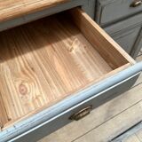 Oak vessel with grey patina