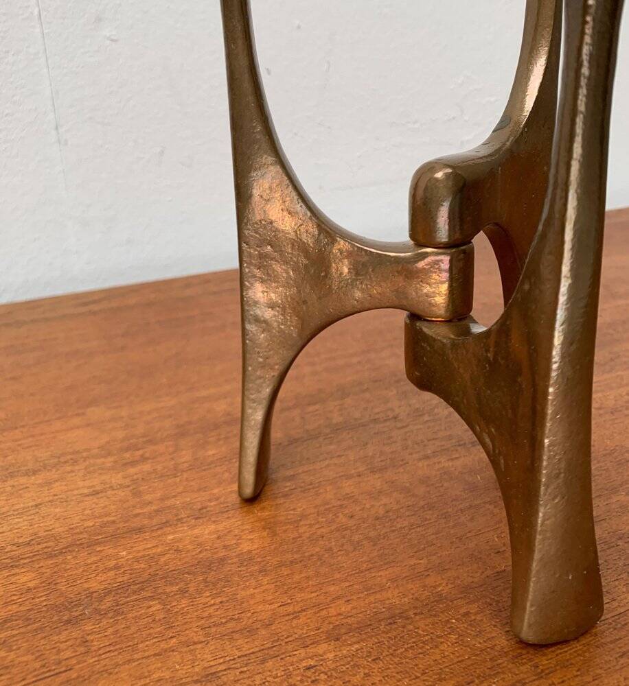 Mid-Century Brutalist Candleholder from Harjes, Germany, 1960s