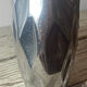 Brushed aluminium vase