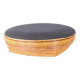 Large rattan pouf