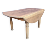 Vintage farmhouse coffee table with flaps