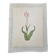 La Roche Laffitte (Born in 1943) - Watercolour drawing on silk - Tulip