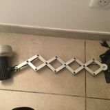 Industrial accordion wall light
