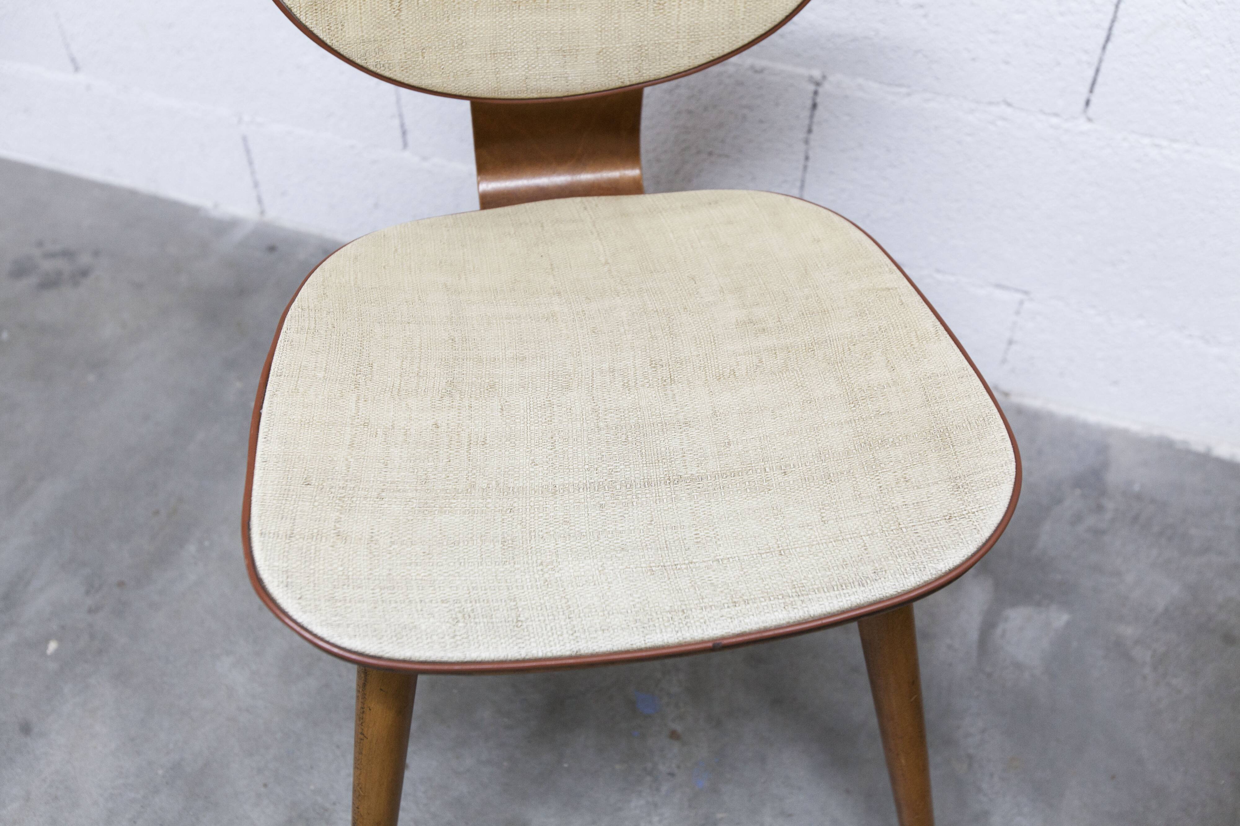 Pair of Baumann chairs No. 831 G1 "design Max Bill" 1960