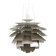 Ceiling Lamp Artichoke attributed to Poul Henningsen for Louis Poulsen, 1957
