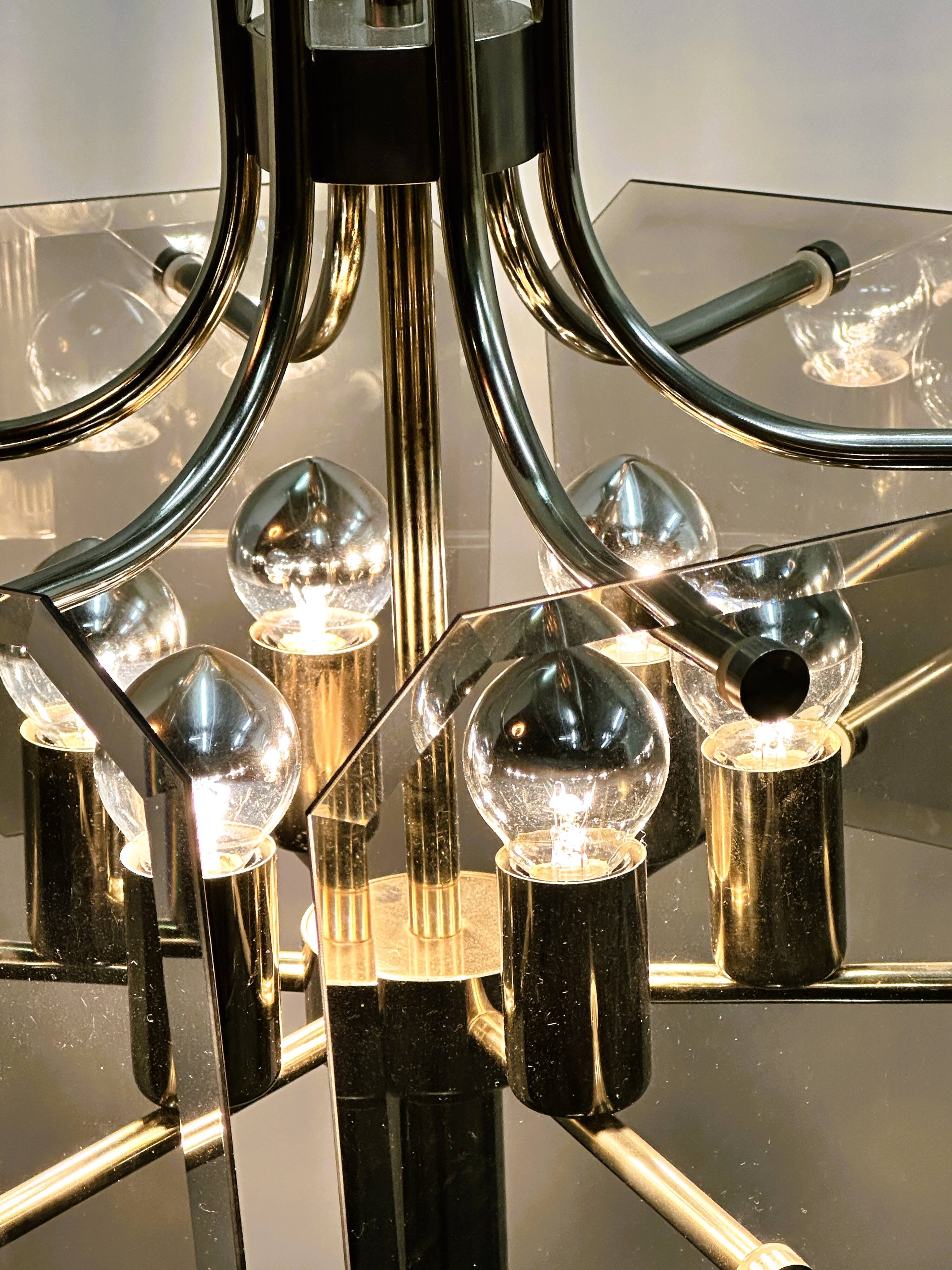 Vintage Luigi Colani Chrome Floor Lamp from the 70s.