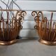 Paire de console aux fougeres