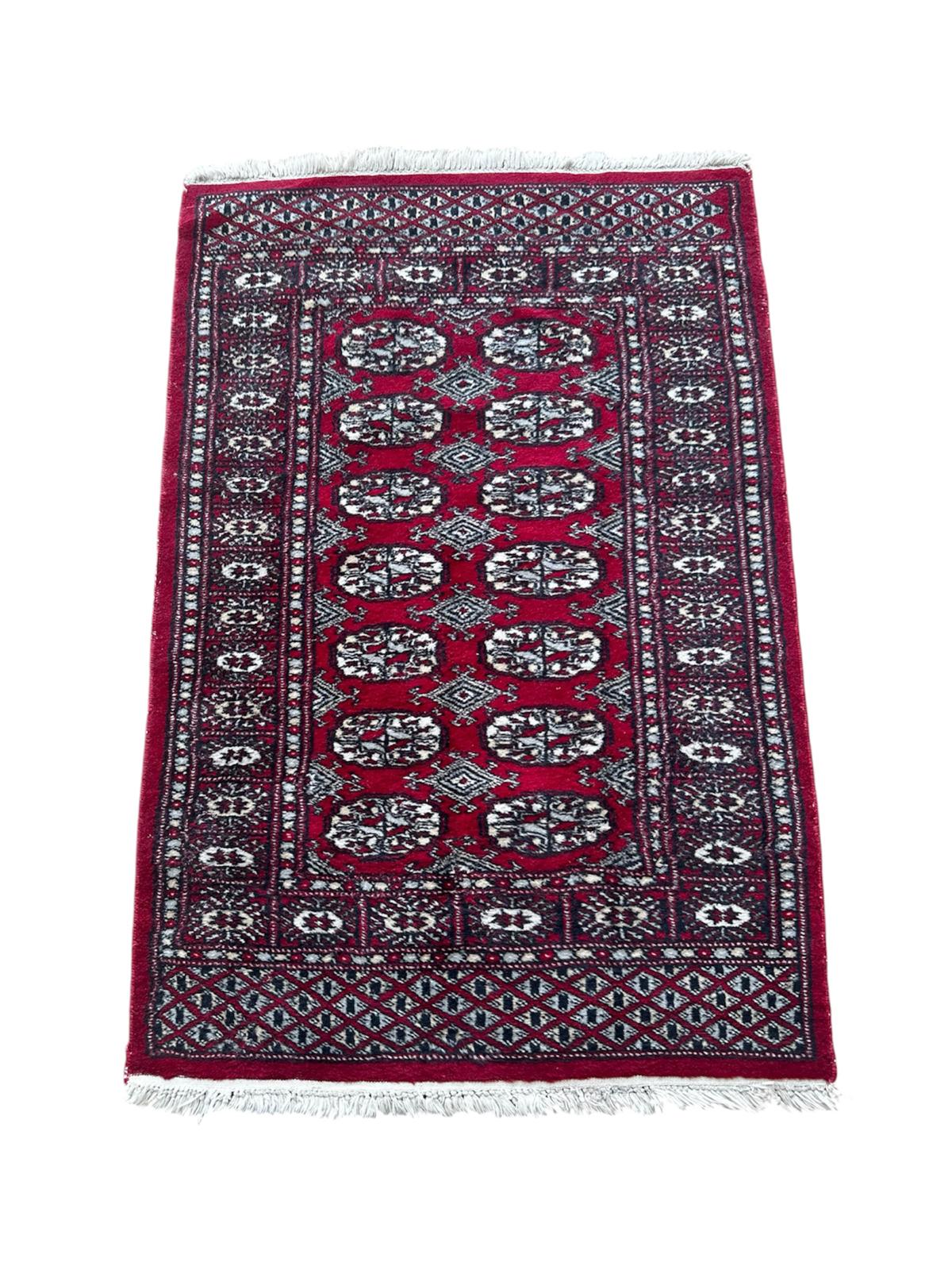 Handmade Bukhara rug 120cm x 80cm