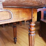 Rustic oak table 1930 with flap