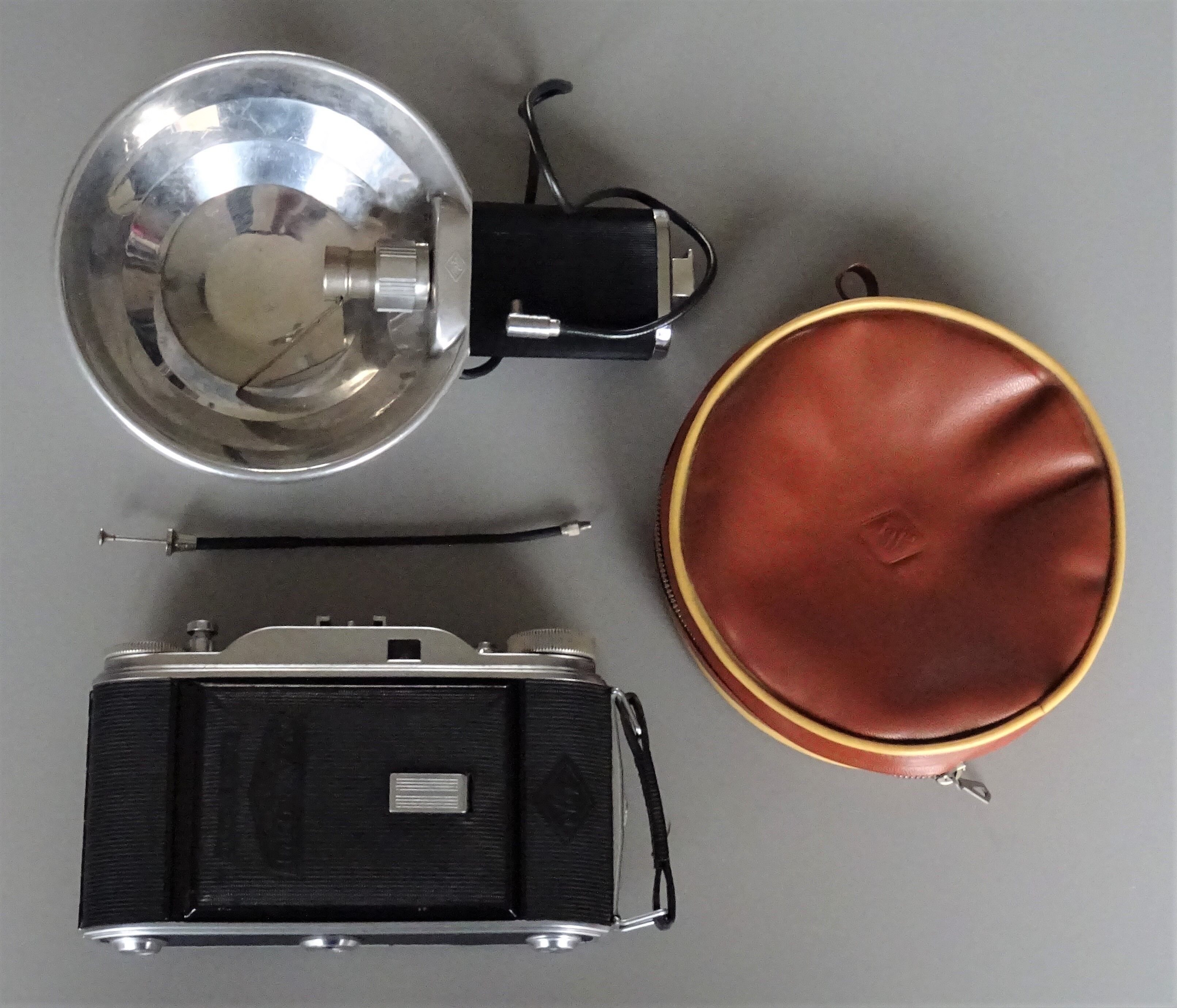 Vintage camera of reporters circa 1950