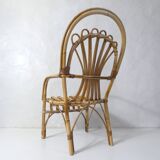 Vintage rattan armchair, child size