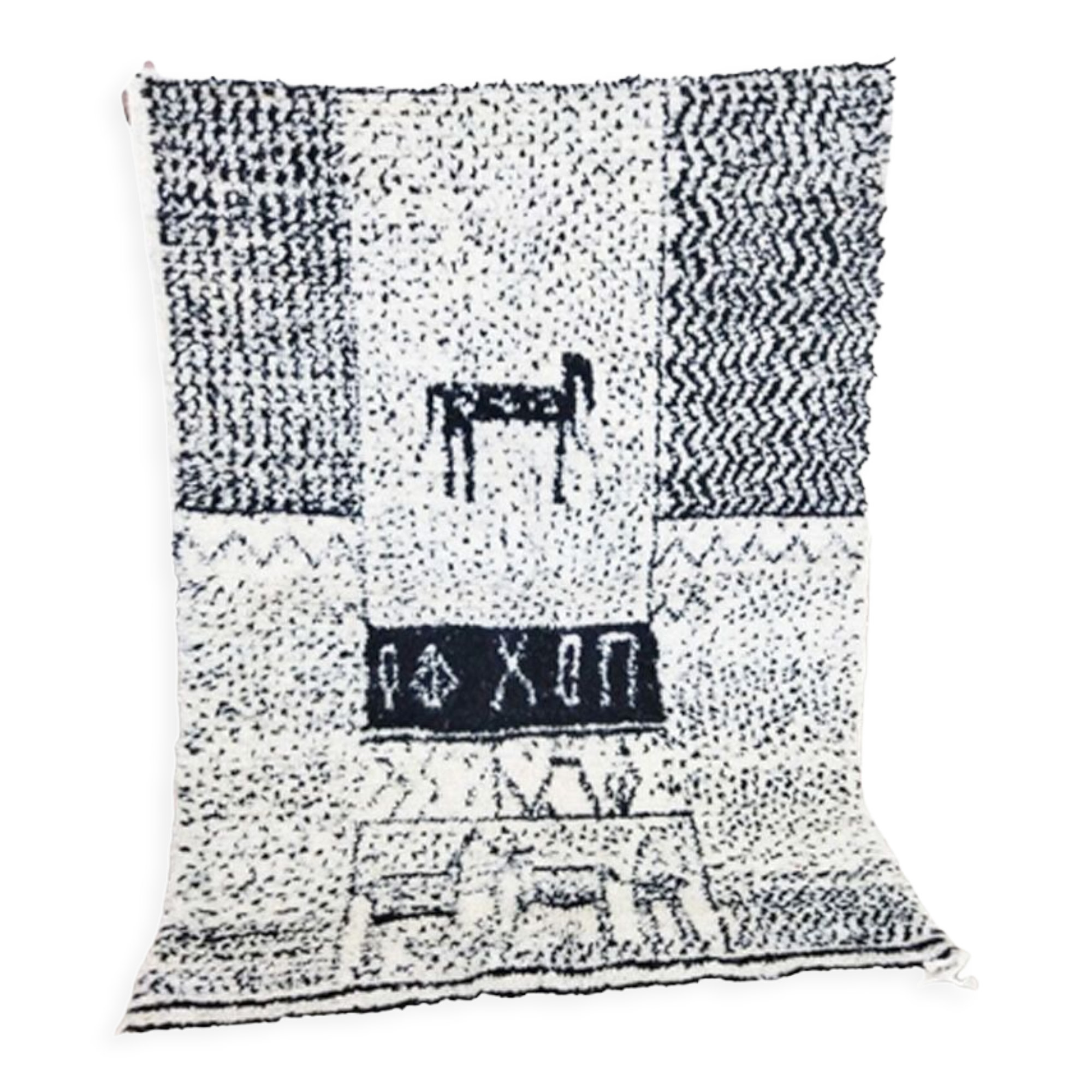 Handmade moroccan berber carpet 164 x 112 cm