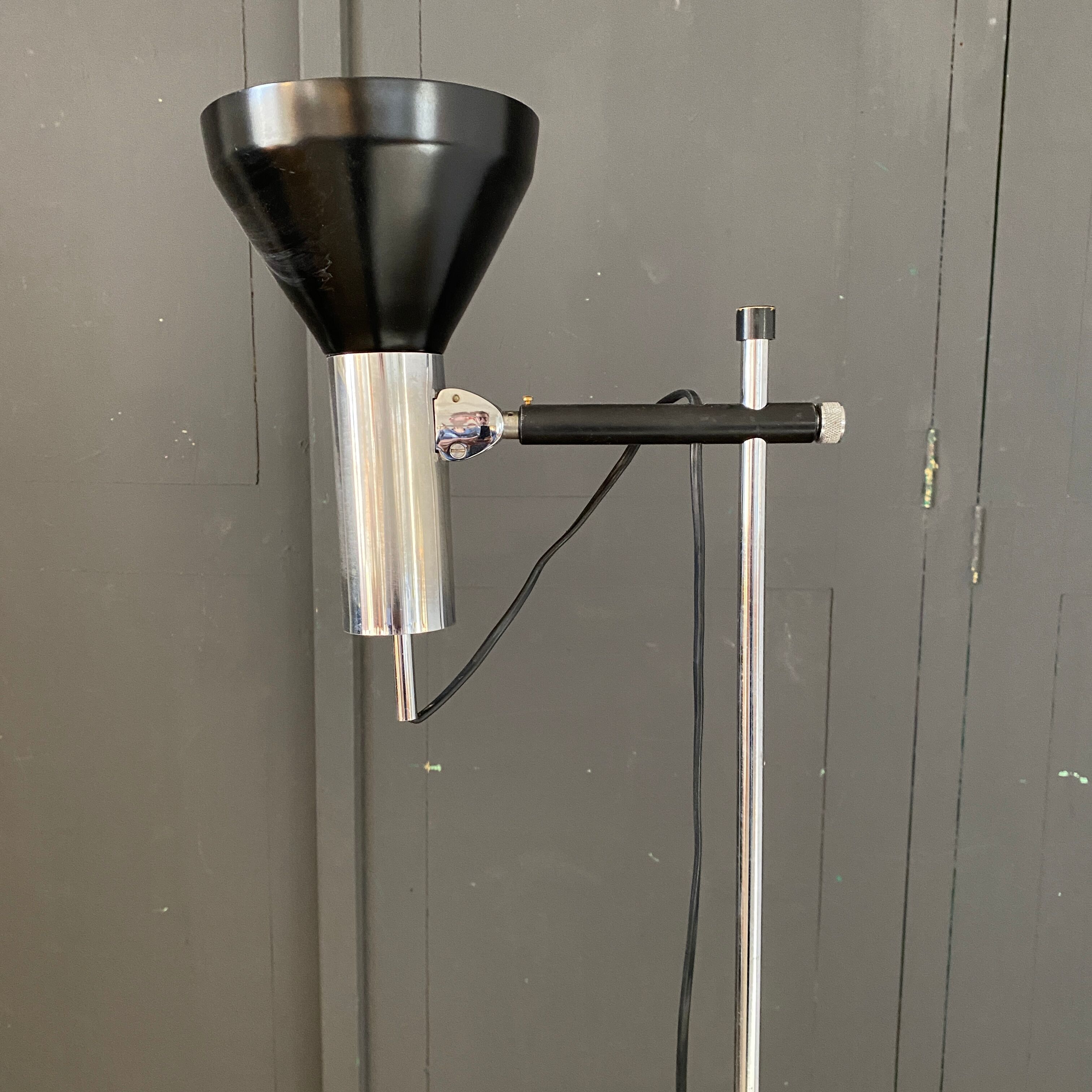 Vintage black spot lamp 70s