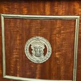 Empire style sideboard. Mahogany. Gilded bronze decoration.