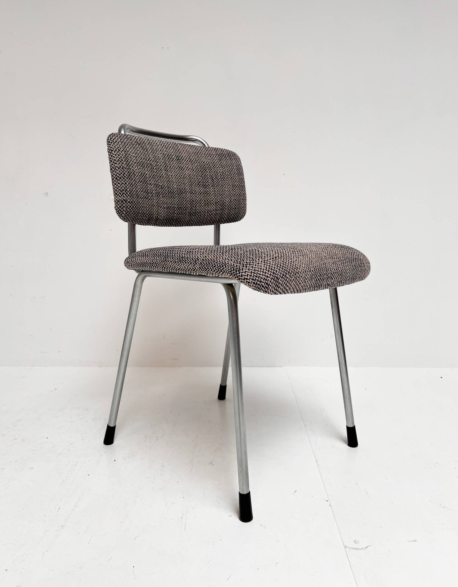 Set of 6 reupholstered chairs by Gebroeders De Wit, 1960s