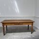 Solid oak work table 1960s