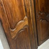 Lot de 2 portes en armoire XIXème en noyer