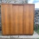 Wardrobe with 3 sliding doors in solid wood 1960