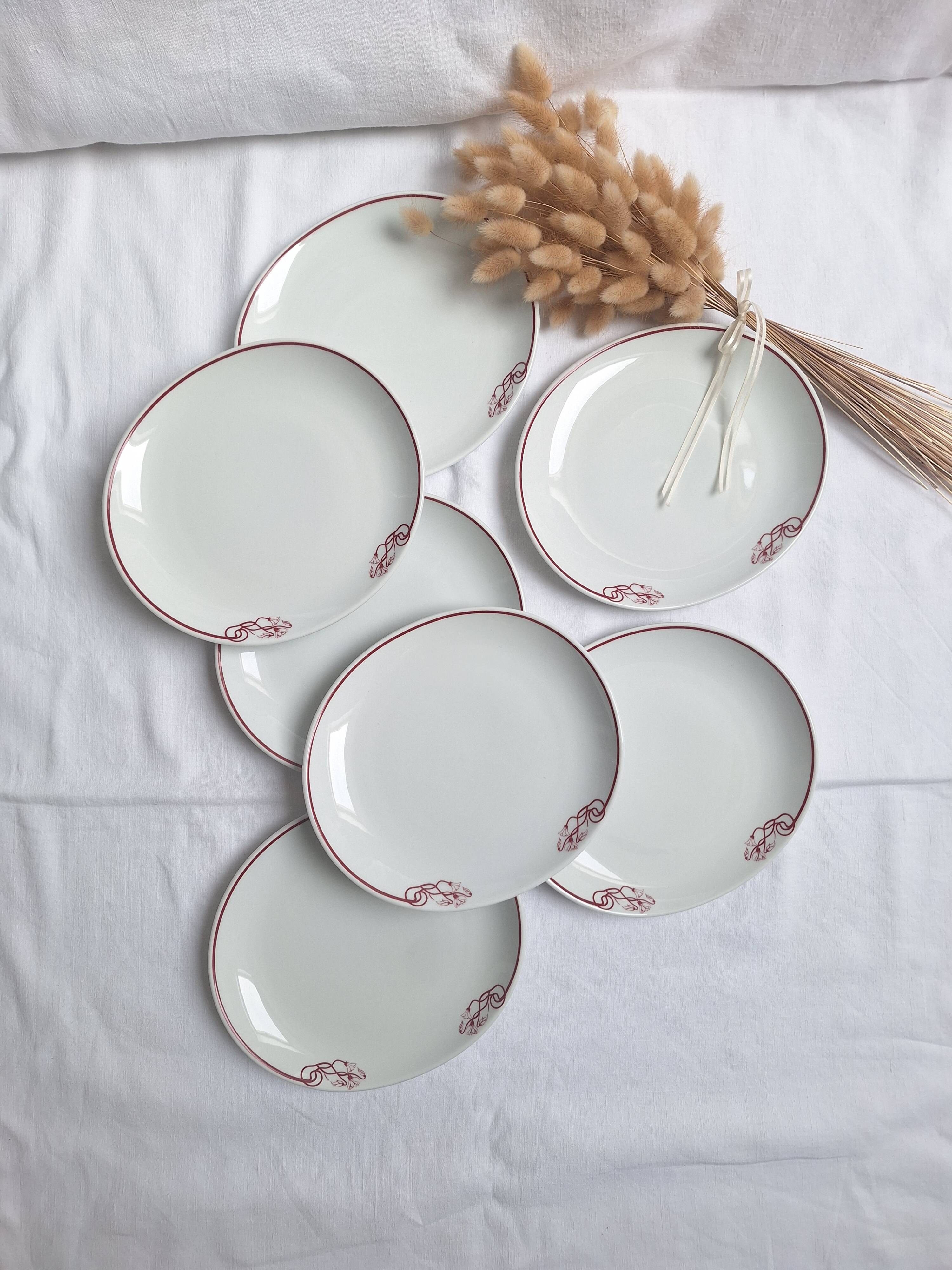 Oval dessert plates Pillivuyt