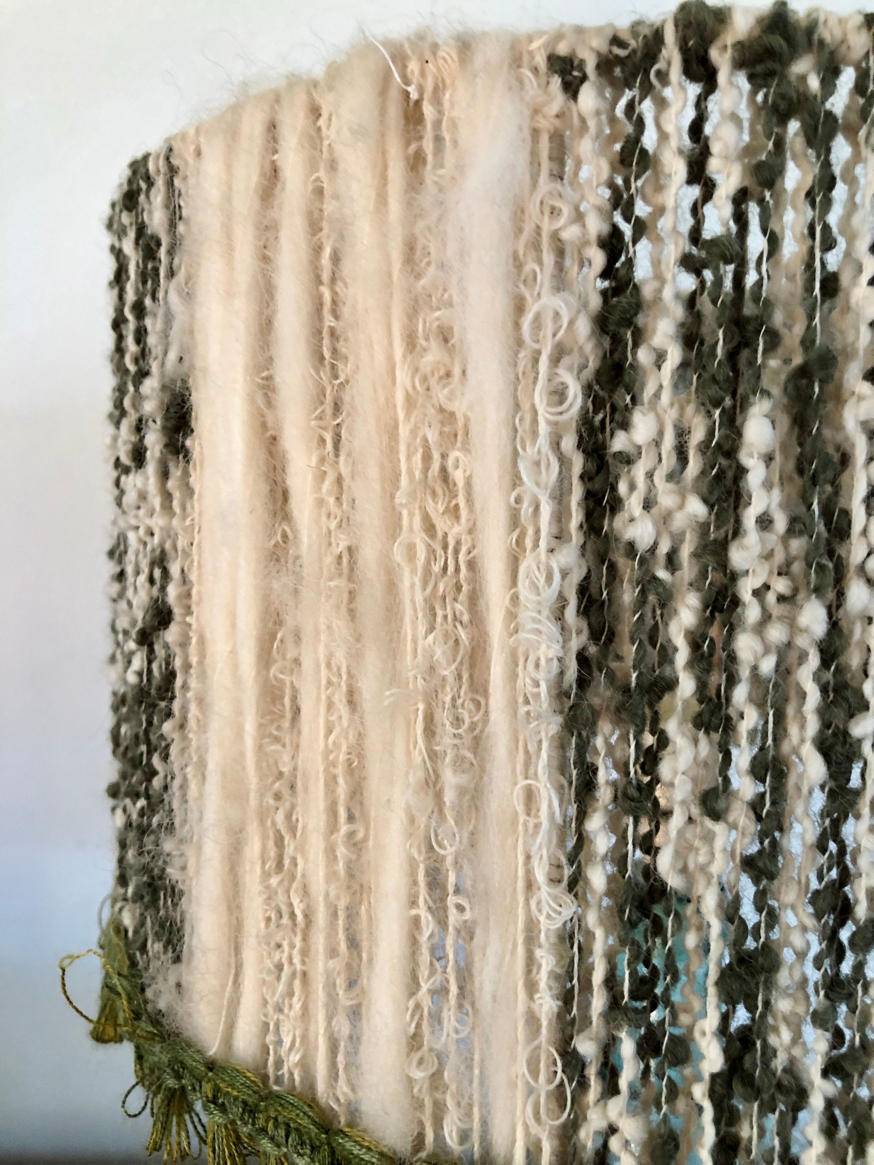 Lady-jeanne lamp and wool lampshade