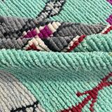 Large Moroccan Berber Carpet Boujad in Wool ideal Salon,