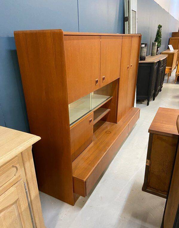 Scandinavian living room teak sideboard