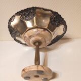 Copper and marble standing cup