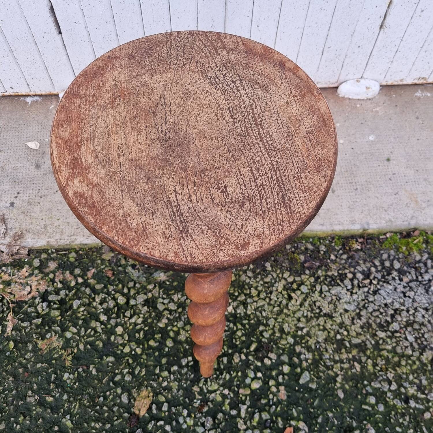 Brutalist stool from the early 20th century