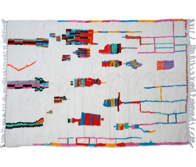 Colorful Berber carpet 300x178cm