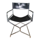 Chrome folding director's chair