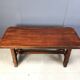 Solid wood brutalist dining table, 1960s