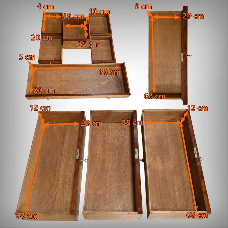 Mahogany and Burl Mahogany Secretary, Restoration Period – Part 1 X